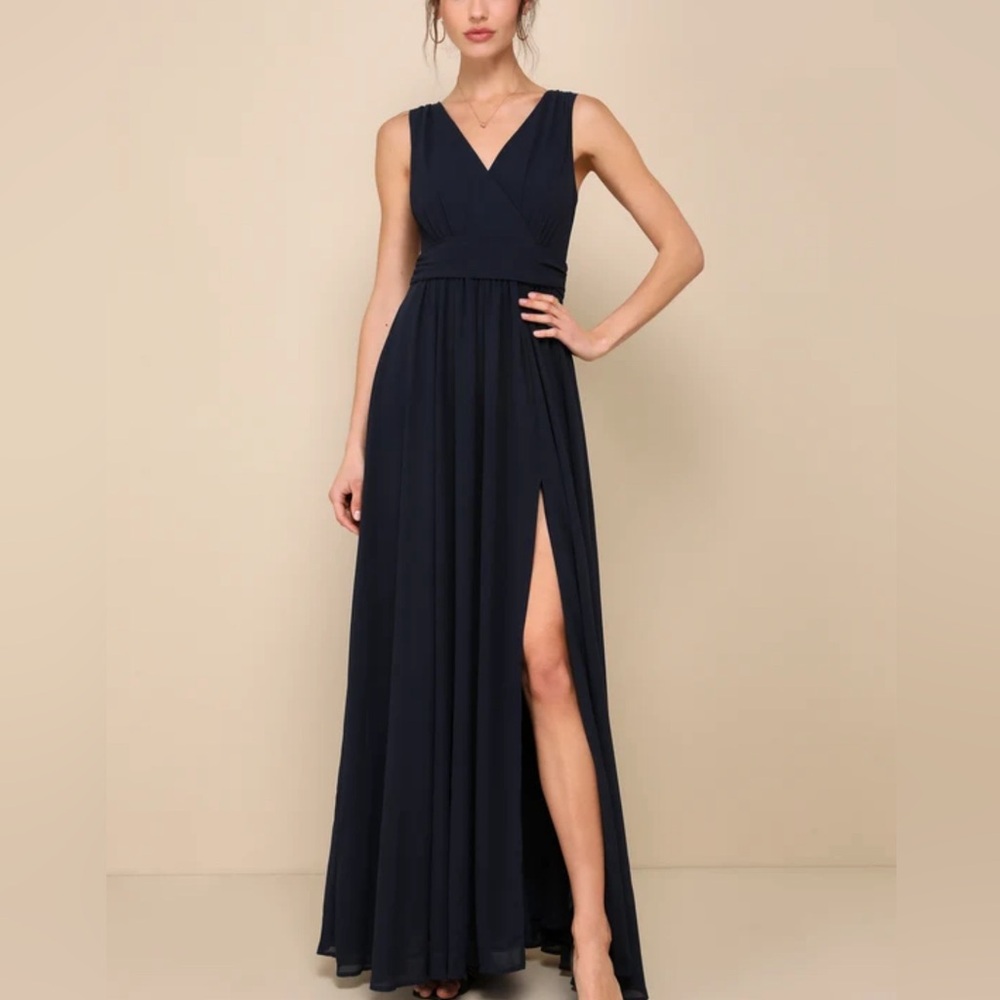 Thoughts of Hue Navy Blue Maxi - size S